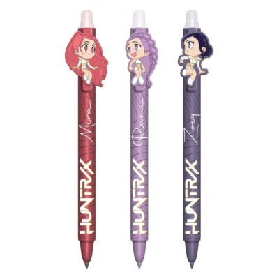 Lot de 3 stylos effaçables K-POP DEMON HUNTERS