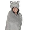 Couverture à capuche Chat LEGAMI - Thumbnail Image 2