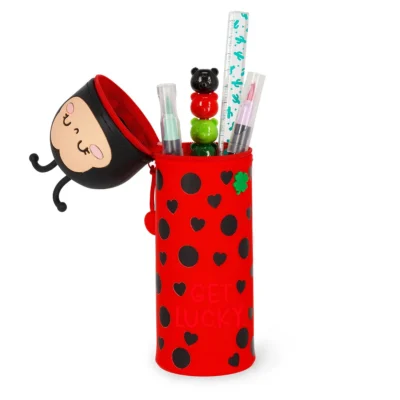 Trousse kawaii 2 en 1 coccinelle LEGAMI