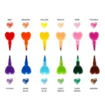12 Crayons de couleur empilables LEGAMI