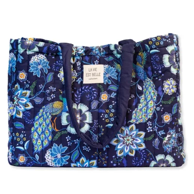 Grand cabas matelassé CARTES D’ART