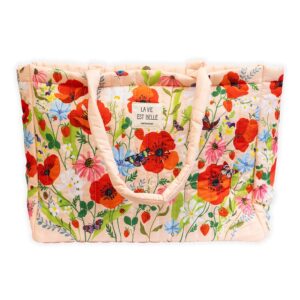 Grand cabas matelassé CARTES D’ART