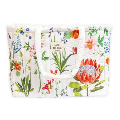 Grand cabas matelassé CARTES D’ART