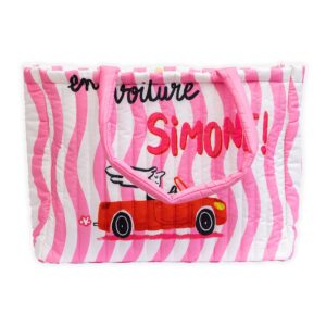 Grand cabas matelassé En voiture Simone CARTES D’ART