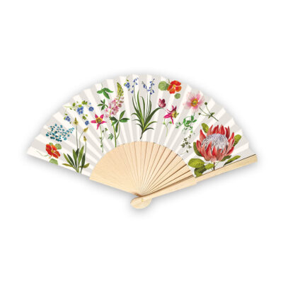 Eventail fleurs des champs CARTES D’ART