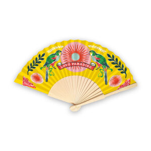 Eventail Perroquets CARTES D’ART