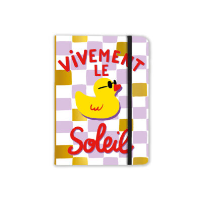 Carnet A6 Vivement le soleil CARTES D’ART