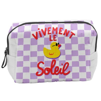 Grande trousse matelassée CARTES D’ART