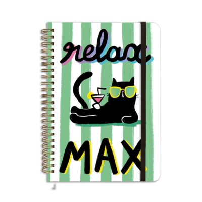 Carnet spirales A5 Relax Max CARTES D’ART