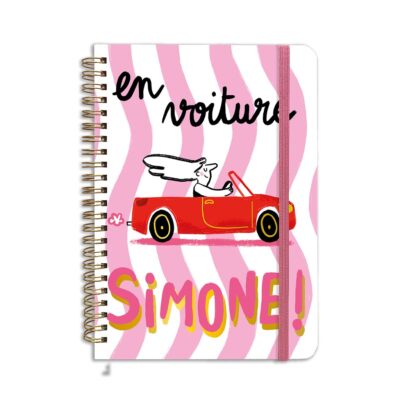 Carnet spirales A5 En voiture Simone CARTES D’ART