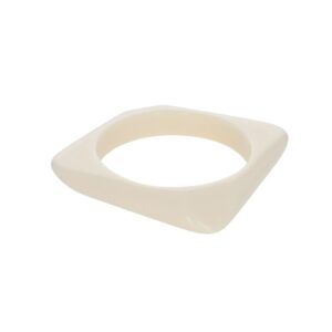 Bracelet jonc en résine carré écru LE PETIT SOUK