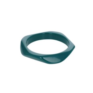 Bracelet jonc en résine vert LE PETIT SOUK