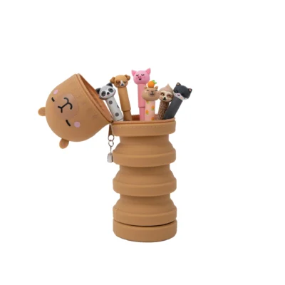 Set de 6 stylos effaçables et la trousse Capybara MR.WONDERFUL