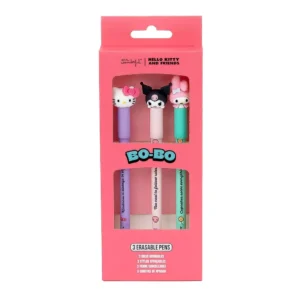 Set de 3 stylos effaçables Hello Kitty MR.WONDERFUL
