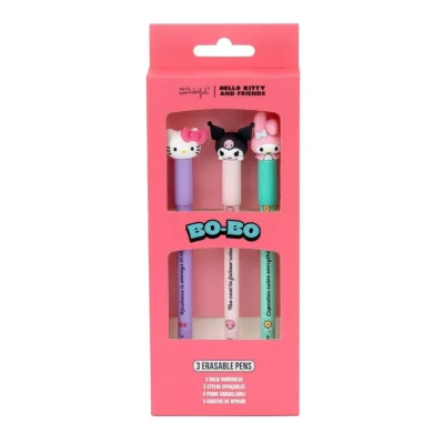 Set de 3 stylos effaçables Hello Kitty MR.WONDERFUL