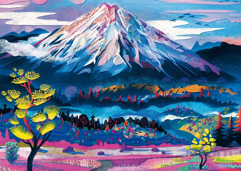Puzzle1000 pièces Montagne SCHMIDT – Image 2