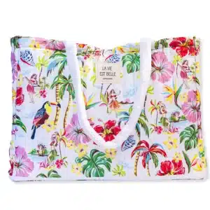 Grand cabas matelassé Aloha CARTES D’ART