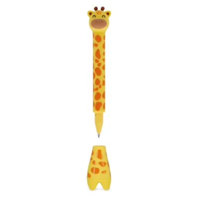 Stylo à Bille Girafe avec Base LEGAMI
