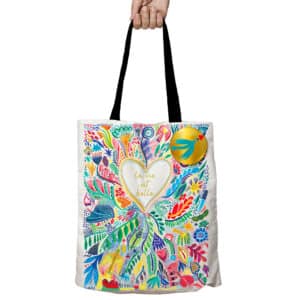 Tote bag La vie est belle CARTES D’ART