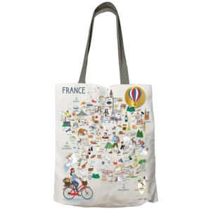 Tote bag France CARTES D’ART