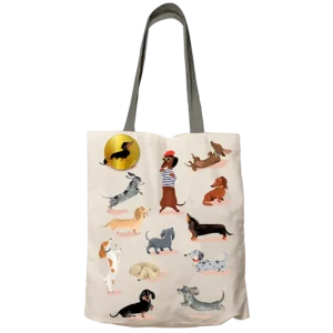 Tote bag Teckels CARTES D’ART