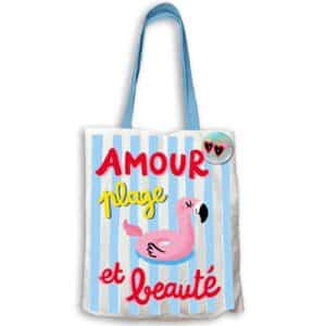 Tote bag Amour et plage CARTES D’ART