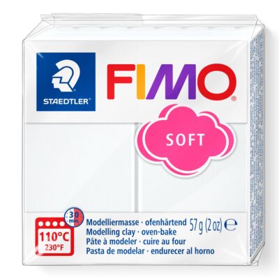 Pâte à modeler Soft Blanc FIMO