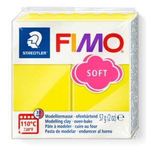 Pâte à modeler Soft Jaune FIMO