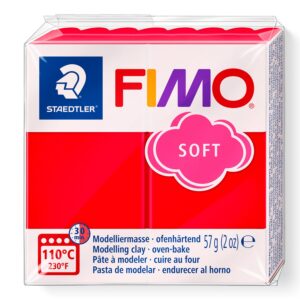 Pâte à modeler Soft Rouge FIMO