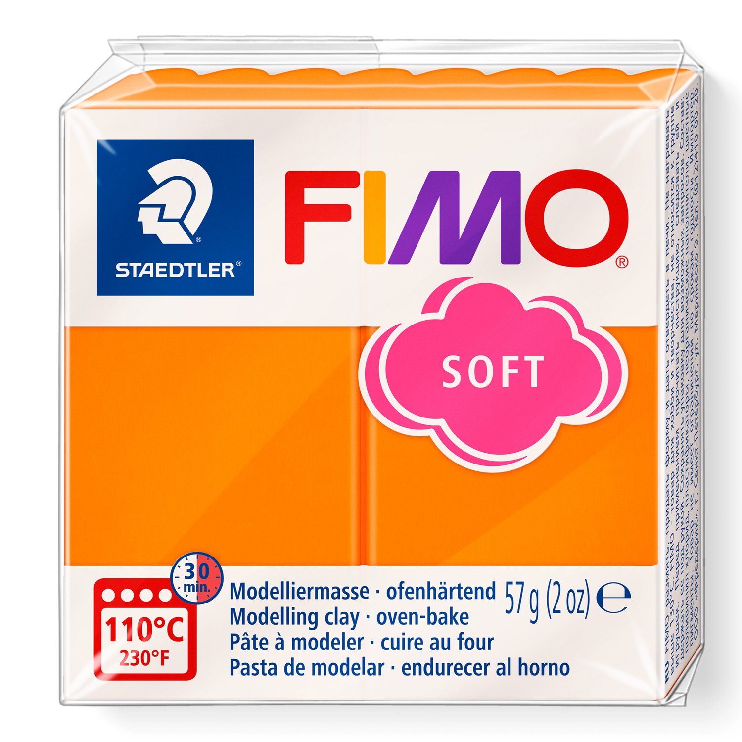 Pâte à modeler Soft Orange FIMO