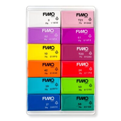 Kit 12 couleurs Brillant FIMO