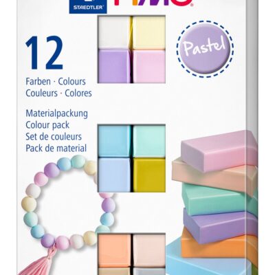 Kit 12 couleurs Pastel FIMO