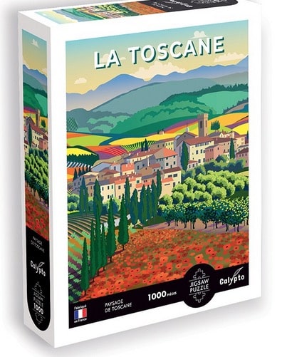 Puzzle 1000 pièces la Toscane CALYPTO – Image 1