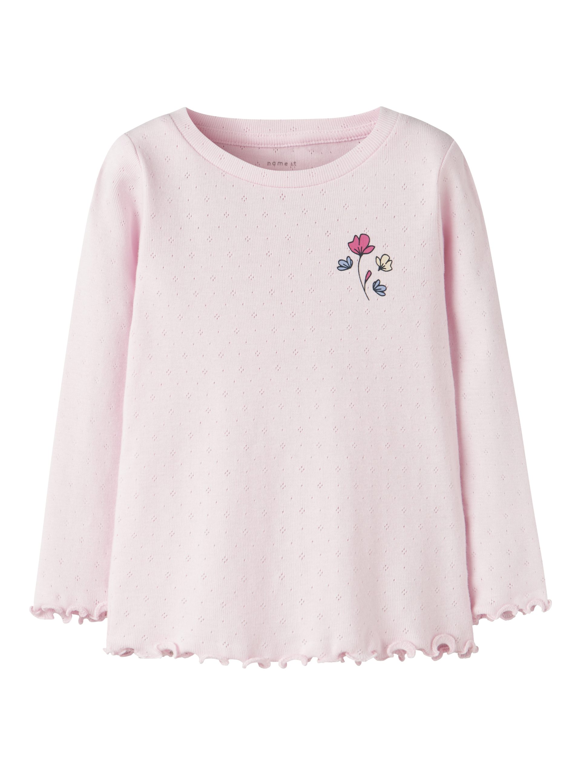 T-shirt manches longues Rose à fleur – Image 1