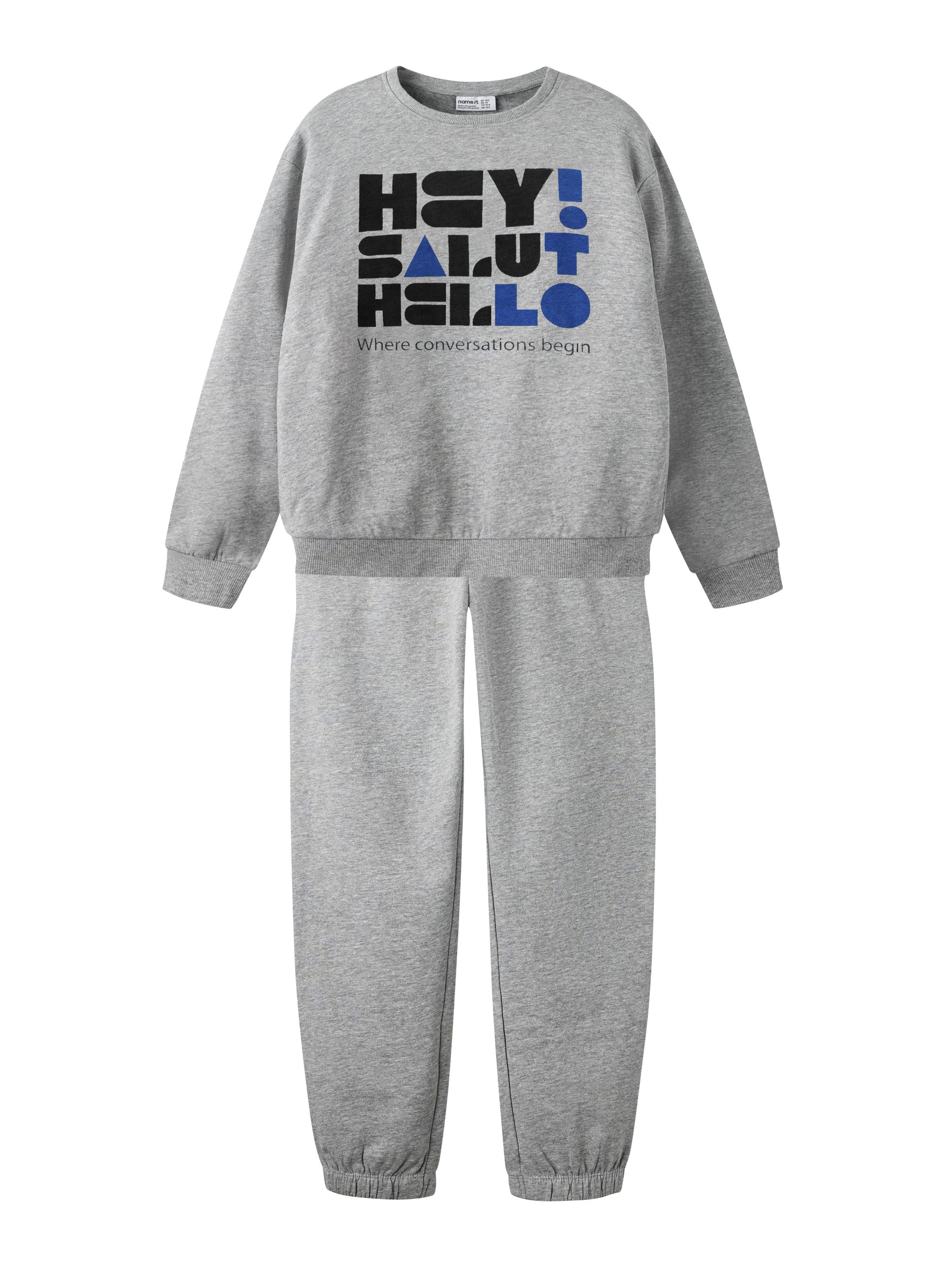 Ensemble Jogging gris – Image 1