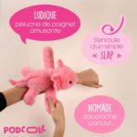 Bracelet slap Axolotl HISTOIRE D&rsquo;OURS