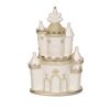 Tirelire château beige et doré - Thumbnail Image 1