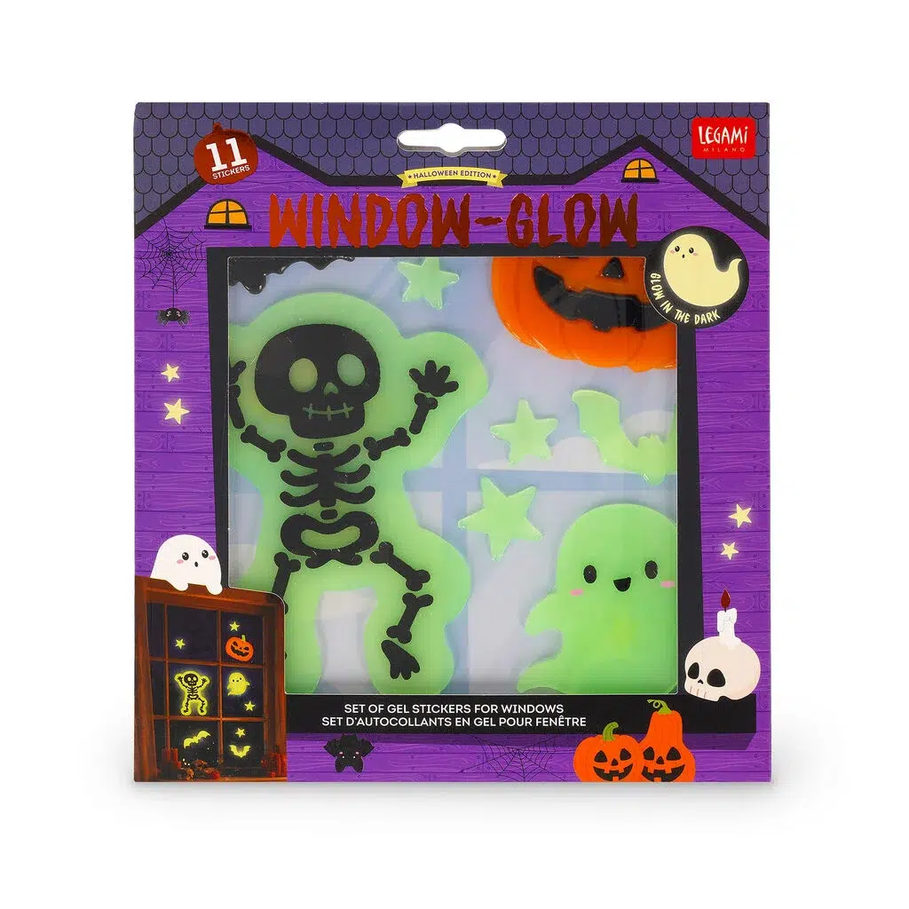 Set d'Autocollants pour Fenêtre Halloween – Image 1