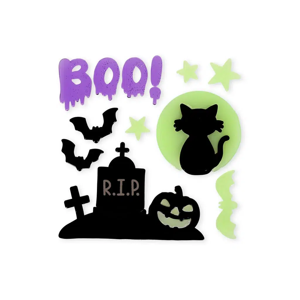 Set d'Autocollants pour Fenêtre Halloween – Image 2