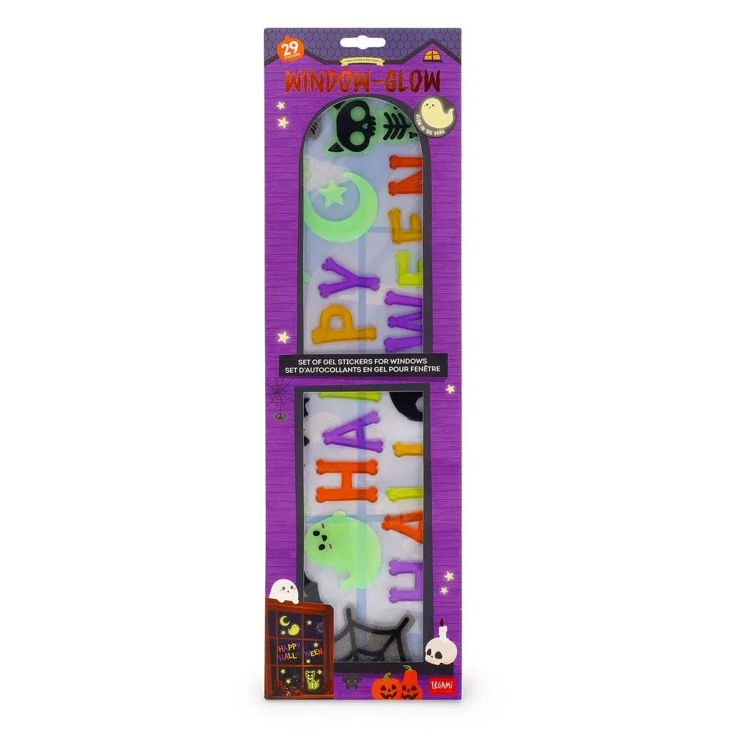 Grand set d'Autocollants pour Fenêtre Halloween – Image 1