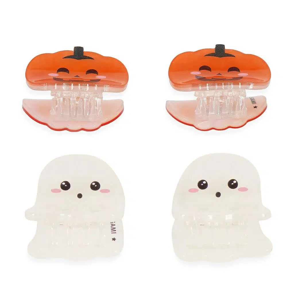 Set de 4 Mini Barrettes à Cheveux d'Halloween – Image 2