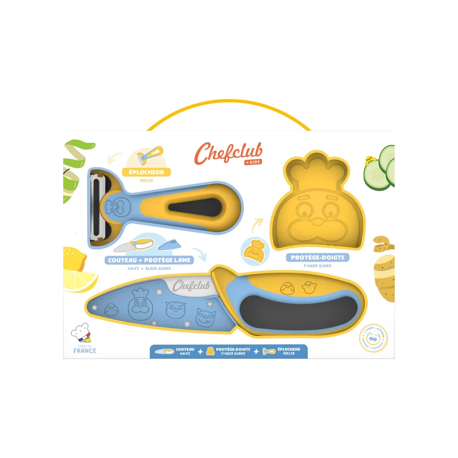 Kit découpe : Couteau et éplucheur CHEFCLUB – Image 1