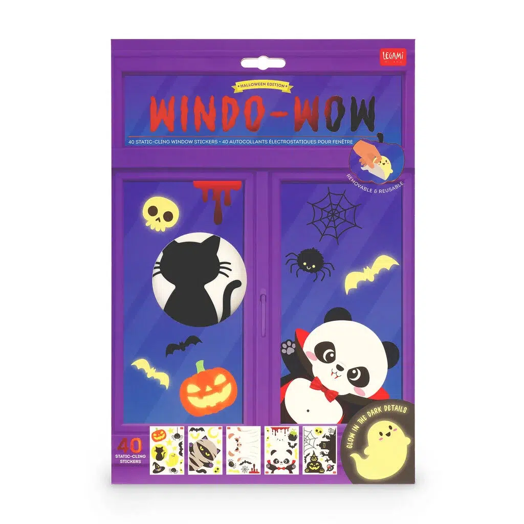 Set Autocollants électrostatiques Halloween – Image 1
