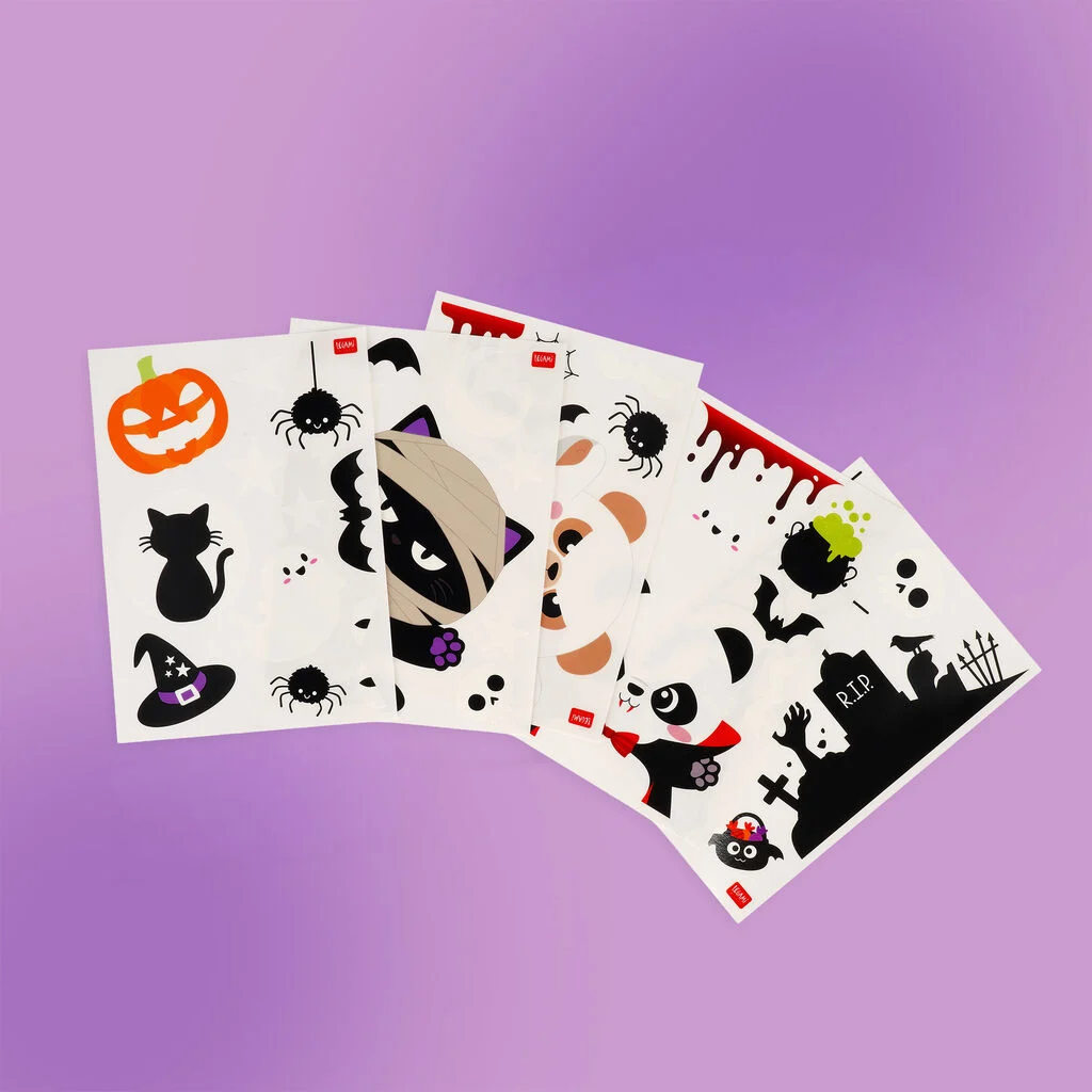 Set Autocollants électrostatiques Halloween – Image 2