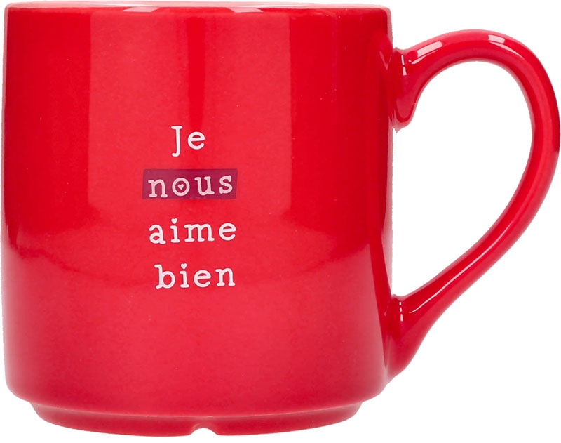 Mug "Je nous aime bien" – Image 1