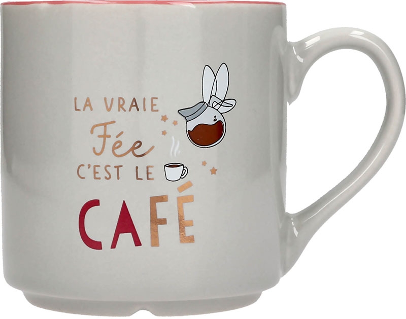 Mug "La vraie fée c'est le café" – Image 1