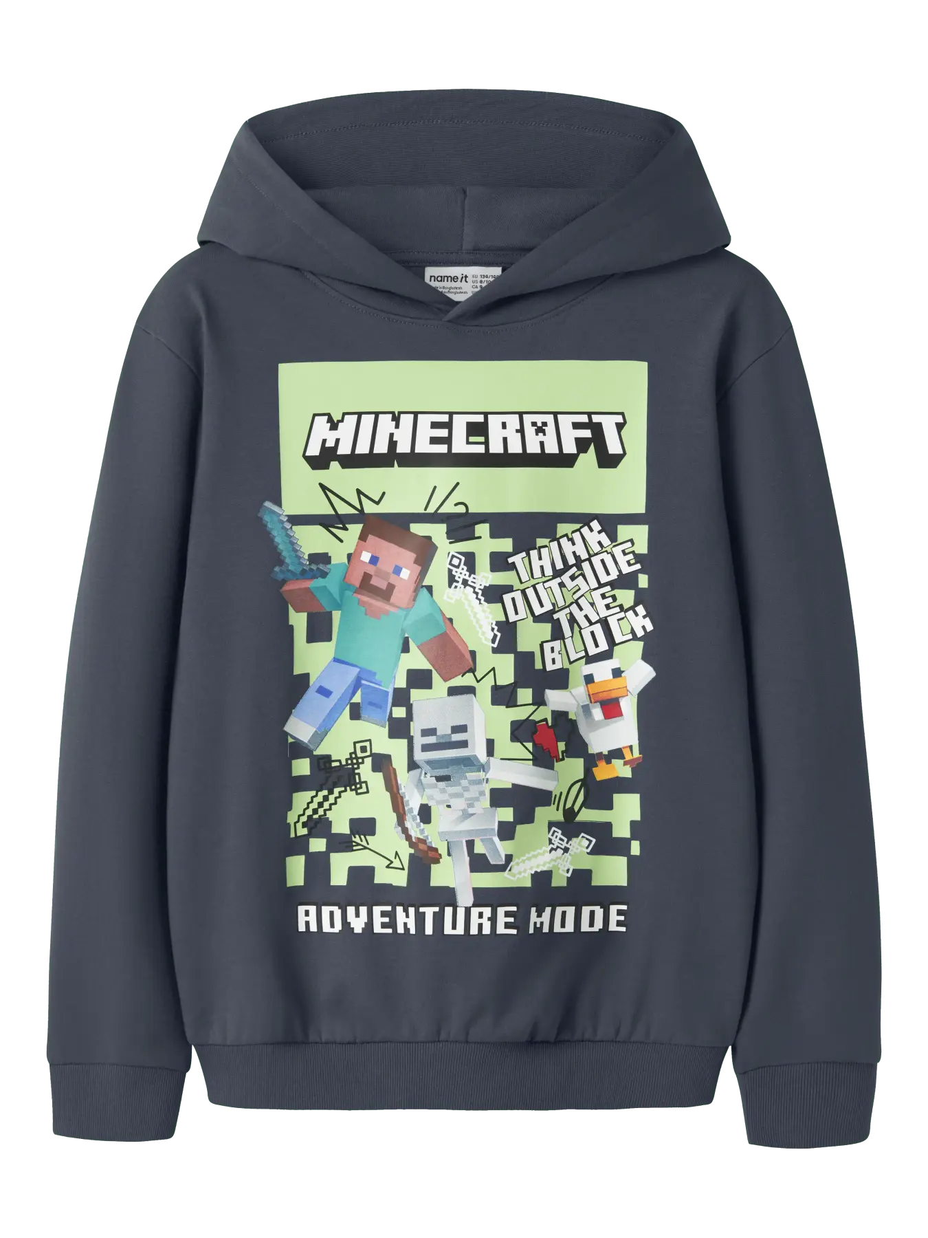 Sweat Minecraft gris – Image 1