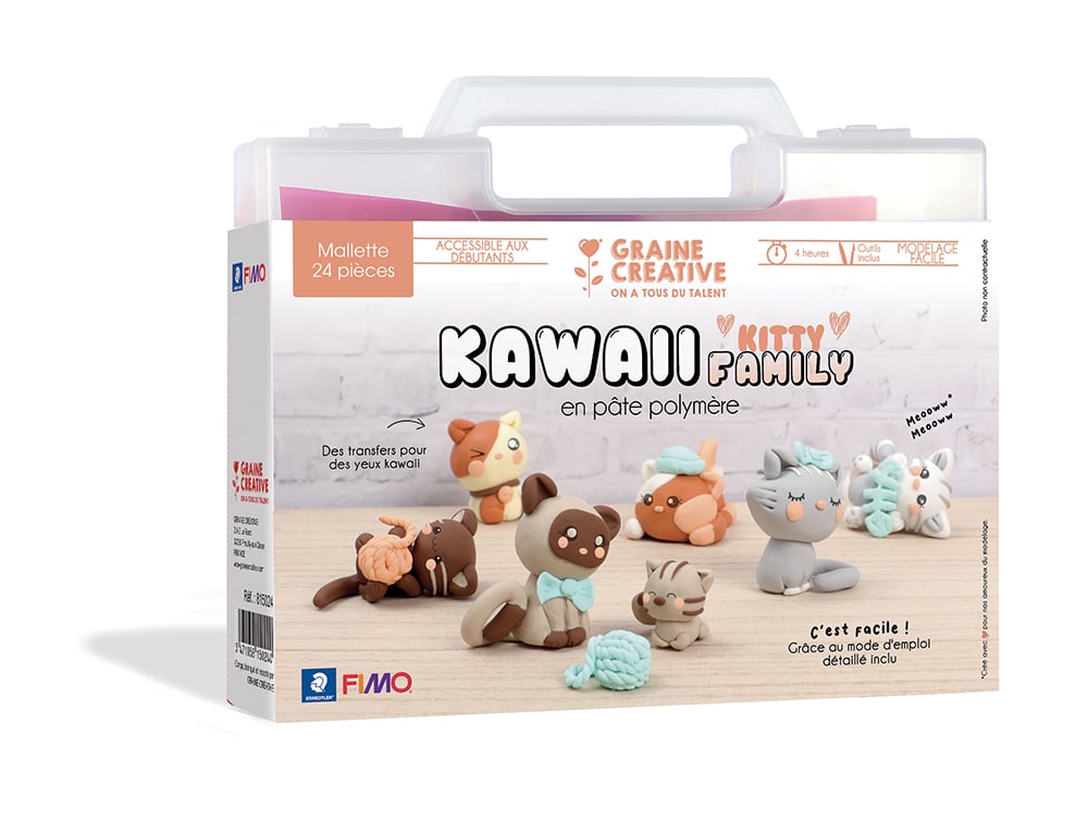 Mallette Fimo - Kawaii Kitty Family – Image 1