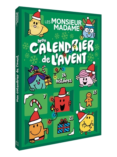 Les Monsieur Madame vert : Mon calendrier de l’Avent : 24 histoires – Image 1