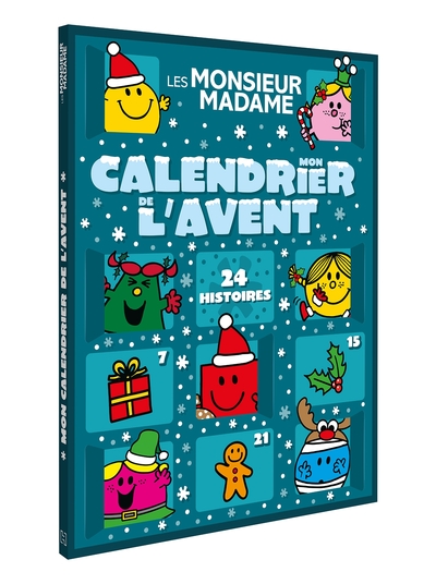 Les Monsieur Madame bleu : Mon calendrier de l’Avent : 24 histoires – Image 1